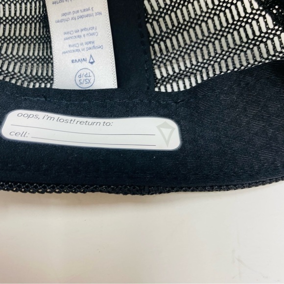 Ivivva By Lululemon Black Baseball Hat S/XS - Picture 6 of 7